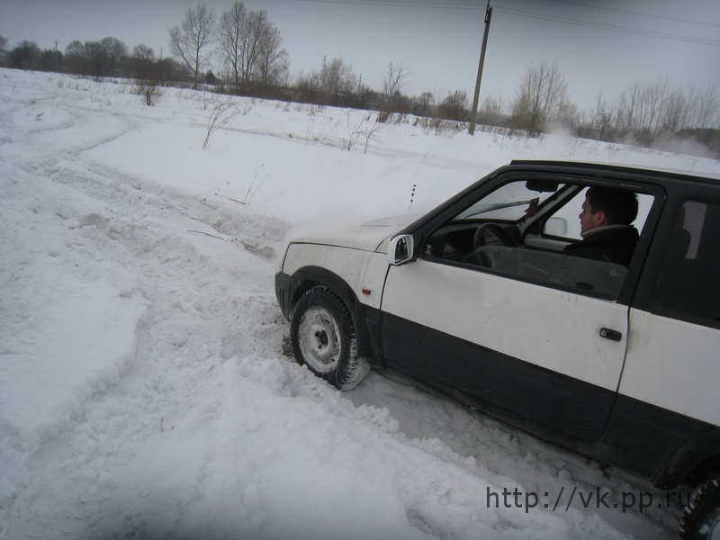 И встала... Пар пошел, тосол вытек