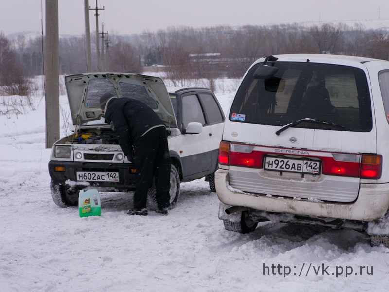 Оке привезли антифриз