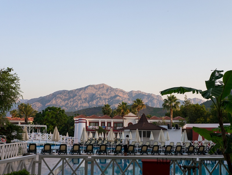 Отель утром