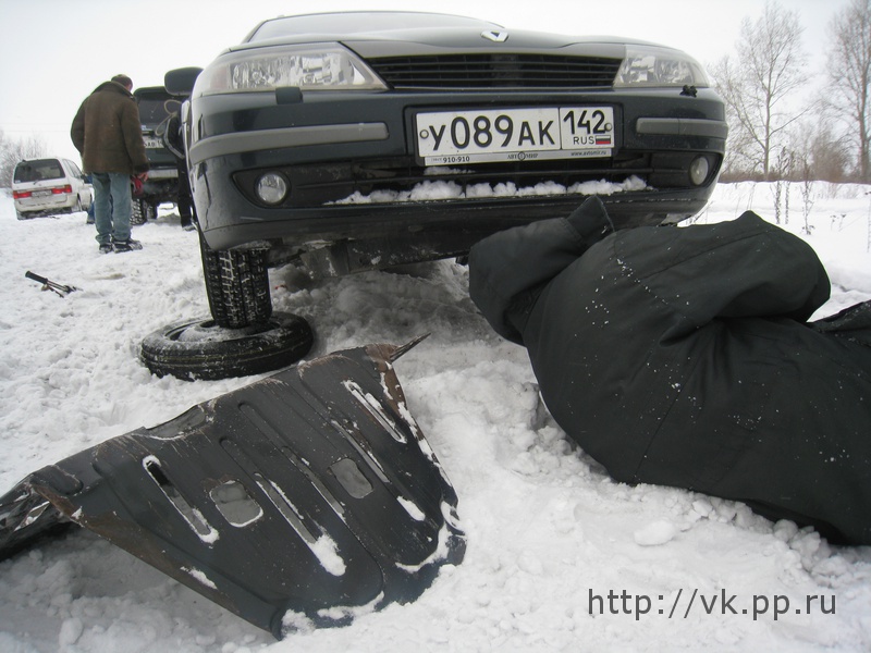 Открутили защиту