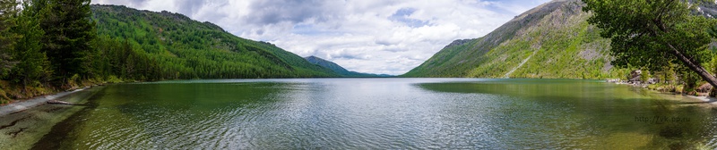 Нижнее Мультинское озеро, дальняя сторона