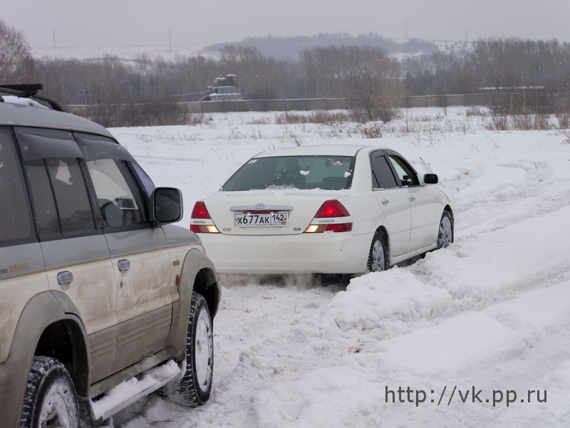Заднего привода хватило на 10м
